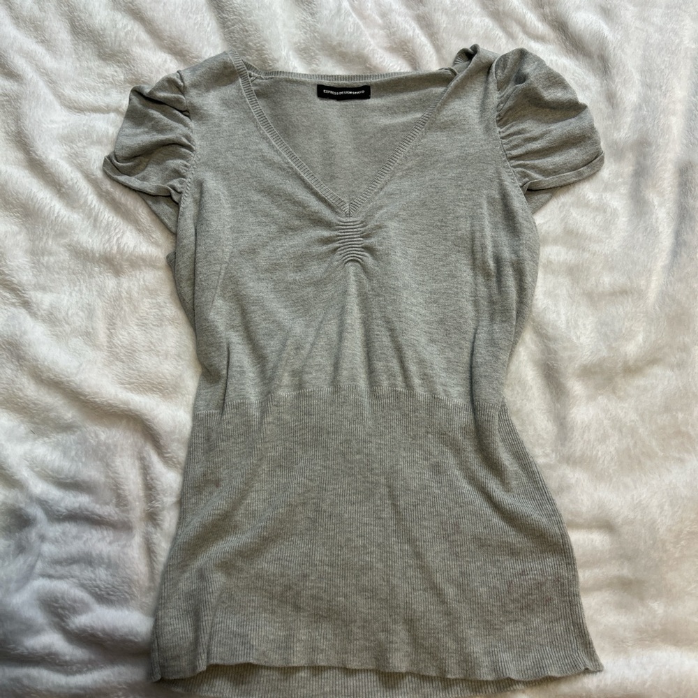 Gray Women's Top